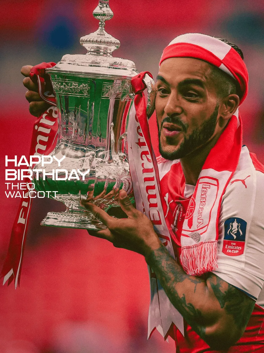 开云权威入口-阿森纳官方发布社媒，祝福球队名宿沃尔科特37岁生日快乐